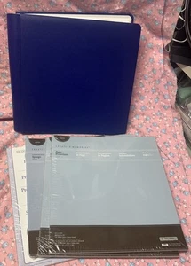 Creative Memories Album REFILLS 12x12 Blue 30 Pg  3 pkg Pages Protectors & Spago - Picture 1 of 9