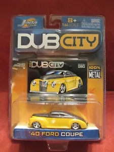 Dub City   2004  '40 Ford Coupe   #080 Yellow / Gray 1:64 scale  (5) - Picture 1 of 1