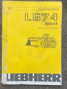 Liebherr L574 Operating Manual L574-473/8500 - Picture 1 of 4