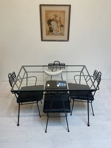 Polly of California Vintage "Polly" Patio Table and Chairs 5-Piece Set - 1950s - Picture 1 of 6