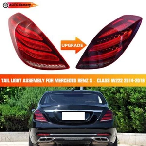 Tail Light Assembly Turning Brake Light For Mercedes Benz S‑Class W222 2014-2016 - Picture 1 of 11