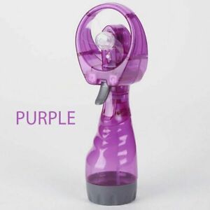 Outdoor Powerful Portable Handheld Water Bottle Spray Misting Cooling Fan Gift