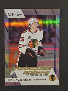 23-24 Kevin Korchinski Marquee Rookie Rainbow Variant #/350 🌈🌈🌈 Blackhawks - Picture 1 of 3