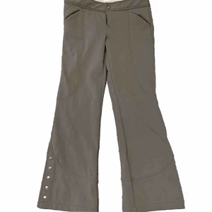 Athleta Snow Cruiser Pants Soft Shell Fleece Lined Grey Size 4 P 792950. (W) - Picture 1 of 10