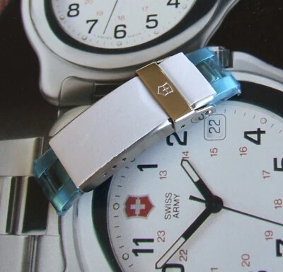 NEW/NOS SWISS ARMY OEM OFFICERS 1884 Small Watch CLASP for BRACELET/BAND/STRAP - Image 1 of 4