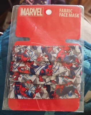 Marvel ~ Spider-Man ~ Kids Cloth Face Mask - BRAND NEW ! Washable too. LAST ONE  - Image 1 of 4