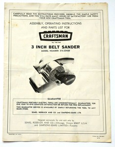 Las mejores ofertas en Manuales y guías de herramientas Craftsman | eBay