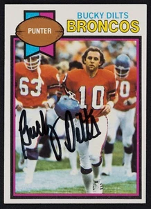 Bucky Dilts Signed 1979 Topps Football Card #117 Broncos Auto - Picture 1 of 2
