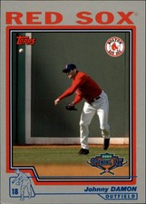 2004 Topps Opening Day Boston Red Sox Baseball Card #36 Johnny Damon