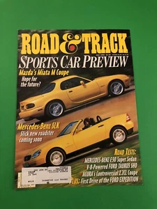 1996 MAZDA MIATA M COUPE ORIGINAL VINTAGE PRINT AD PRINTED MAGAZINE COVER - Picture 1 of 1
