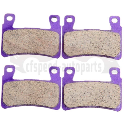 Pastillas de freno delanteras de fibra de carbono para HONDA CBR 600 F4i 2001 2002 2003 2004 2005 06 Foto 1 de 4