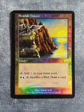 FOIL Seaside Haven EX/NM Onslaught MTG Magic the Gathering Hot Bird Land