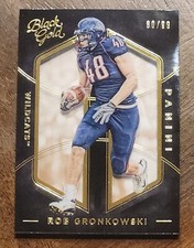 2016 Panini Black Gold Collegiate 80/99 Rob Gronkowski #86 Arizona Wildcats  NM