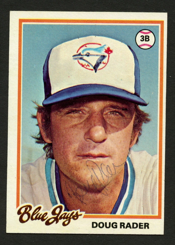 Doug Rader #651 signed autograph auto 1978 Topps Baseball Trading Card - Image 1 of 1