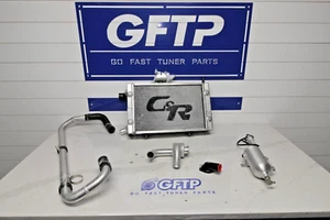 AFTERMARKET C&R RACING 3” RADIATOR KIT DUAL PASS FITS 08-14 WRX STI (SEE NOTES) - Picture 1 of 22