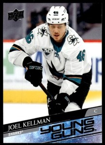 2020-21 UPPER DECK YOUNG GUNS Joel Kellman San Jose Sharks #498 R99
