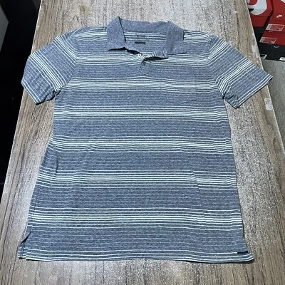 Camisa polo a rayas On The Byas para hombre talla L #24368 Foto 1 de 2