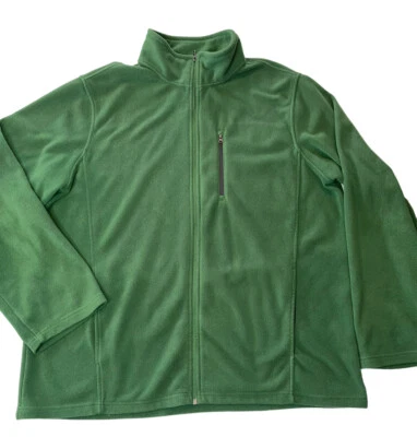 Tek Gear Pullover Techno Polar Talla Hombre XXL Verde Oliva Cremallera Completa Chaqueta Foto 1 de 4