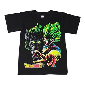 Dragonball Z Super Vegeta Ultra Tshirt UV Glow Youth Size Small DBZ - Picture 1 of 9