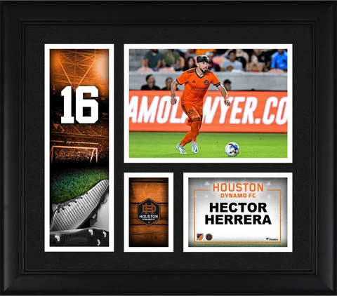 Hector Herrera Houston Dynamo FC Framed 15x17 Player Core Collage Cover