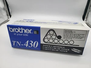 BROTHER TN-430 Print Toner Cartridge BLACK NEW Factory SEALED BOX - Picture 1 of 4