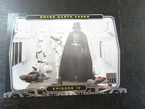 2007 Topps Star Wars 30 Espisode IV Sample Promo # P1 Darth Vader Card (B17) 