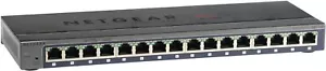Netgear ProSafe Ethernet Plus Switch GS116E with AC Adapter - Picture 1 of 3