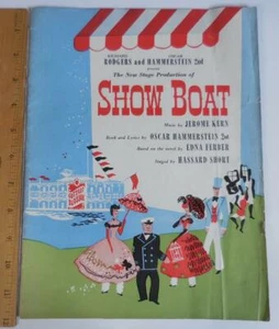 SHOWBOAT Souvenir Theater Programm (1948) + Spielzettel, Davidson Theater - Bild 1 von 8