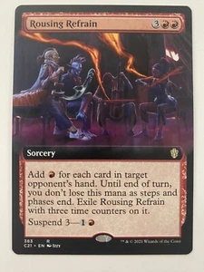 MTG Rousing Refrain *Non-Foil* Extended Art C21 NM/MT Strixhaven Combined Ship - Picture 1 of 2