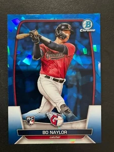 Tarjeta de novato Bo Naylor 2023 Bowman cromo zafiro #49 Cleveland Guardians - Imagen 1 de 2