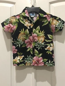 RJC Made in Hawaii 4T Toddler Floral Hawiian Shirt - Picture 1 of 8