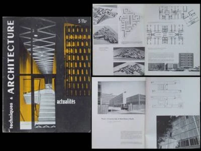 TECHNIQUES ET ARCHITECTURE 1959 GONESSE, SAINT GOBAIN NEUILLY, HADETH, YAMASAKI - Photo 1/2