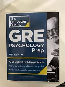 Princeton Review GRE Psychology Prep, 9th Edition: 3 Practice Tests. - Picture 1 of 3