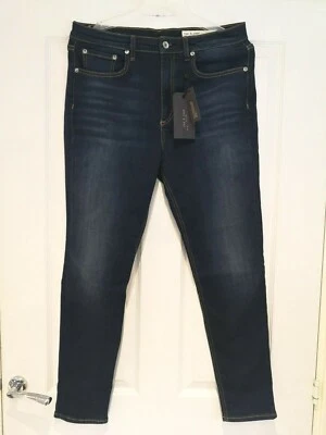 Rag & Bone Nina High Rise ankle skinny jeans,Carmen Dark Wash, W31 L32 NEW - Image 1 of 4