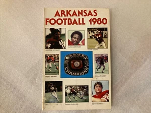 Arkansas Football 1980 Media Guide Book  University of Arkansas UofA - Picture 1 of 7