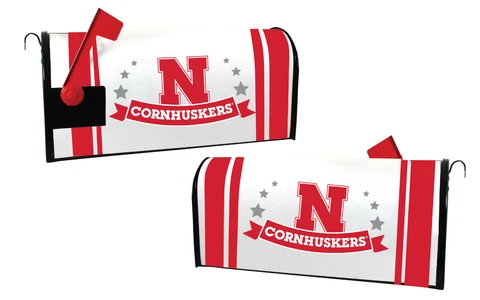 NEBRASKA MAILBOX COVER-NEBRASKA CORNHUSKERS MAGNETIC MAILBOX COVER-NEW FOR 2016! Cover