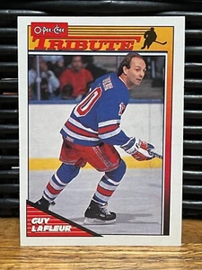 1991-92 O-Pee-Chee - 2 Guy Lafleur - Tribute - Picture 1 of 2