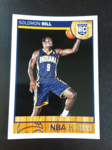 FREE SHIPPING-Solomon Hill Rookie-2013/14 Panini Hoops Basketball-no.283-Pacers