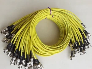 50pack Belden 1855A HD-SDI Mini RG59 Video Cable 4.5 GHZ BNC Male /BNC Male 3FT - Picture 1 of 2