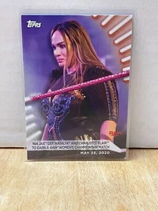 2021 Topps WWE Women's Division #20 NIA JAX / CHARLOTTE FLAIR - Picture 1 of 2
