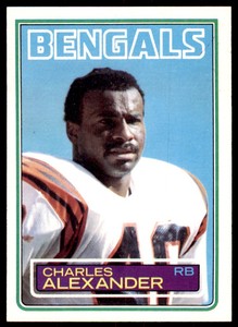 1983 Topps Charles Alexander Football Cards #231
