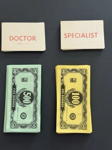 Vintage 1965 Operation Game Parts - Cards & Money Complete Set - Picture 1 of 3