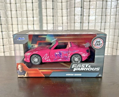 JADA Diecast 1:32 Fast & Furious Suki’s Pink HONDA S2000 2023 - Image 1 of 3