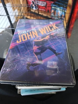 John Wick Chapters 1, 2 & 3 DVD Movie Trilogy Keanu Reeves Free Shipping Foto 1 de 2