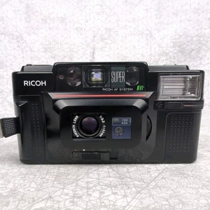 RICOH FF-3 AF SUPER 1:3.2 fixed RIKENON lens 35mm film camera TESTED FREE SHIP! - Picture 1 of 8