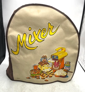 Cubierta de electrodoméstico retro de colección mezcladora marrón oculta licuadora de alimentos gráficos - Imagen 1 de 9