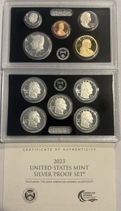 Juego de prueba de plata como nuevo de Estados Unidos 2023 - cuartos de galón American Women - Imagen 1 de 8