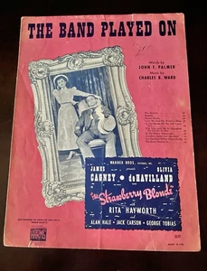 1941 THE STRAWBERRY BLONDE MOVIE SHEET MUSIC THE BAND PLAYED ON Collectible - Picture 1 of 6