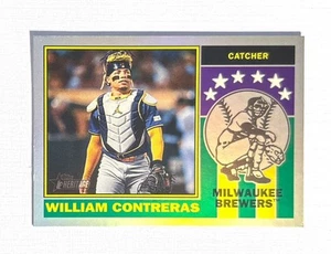 William Contreras ~ 2025 Topps Heritage ~ Silver Foil #76PI-9 1976 Player Icons - Picture 1 of 2
