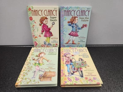 Lot of 4 Nancy Clancy Chapter Hardcover Books 1 3 7 8 Set Series Jane O’Connor - Image 1 of 4
